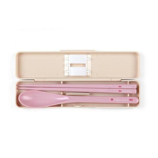 Sanrio Hello Kitty Chopstick & Spoon with Case - Twinkle Glory