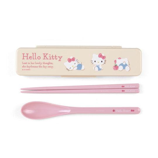 Sanrio Hello Kitty Chopstick & Spoon with Case - Twinkle Glory