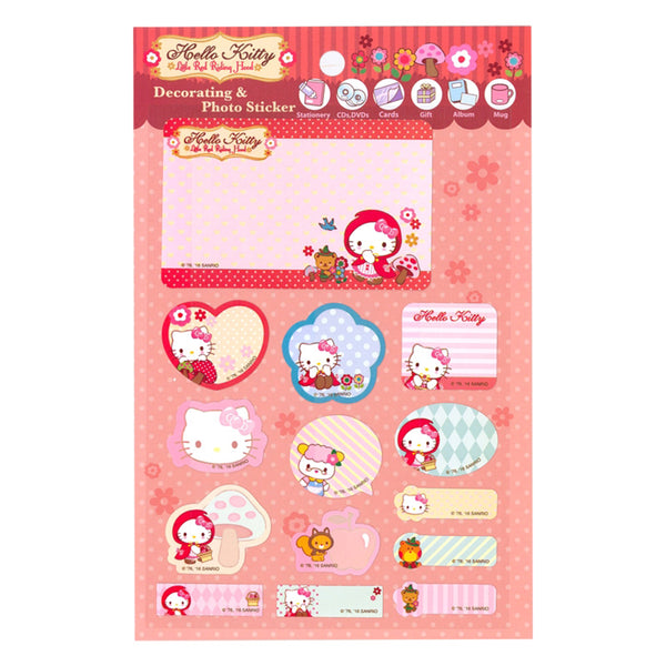 Sanrio Hello Kitty Decorating Photo Sticker