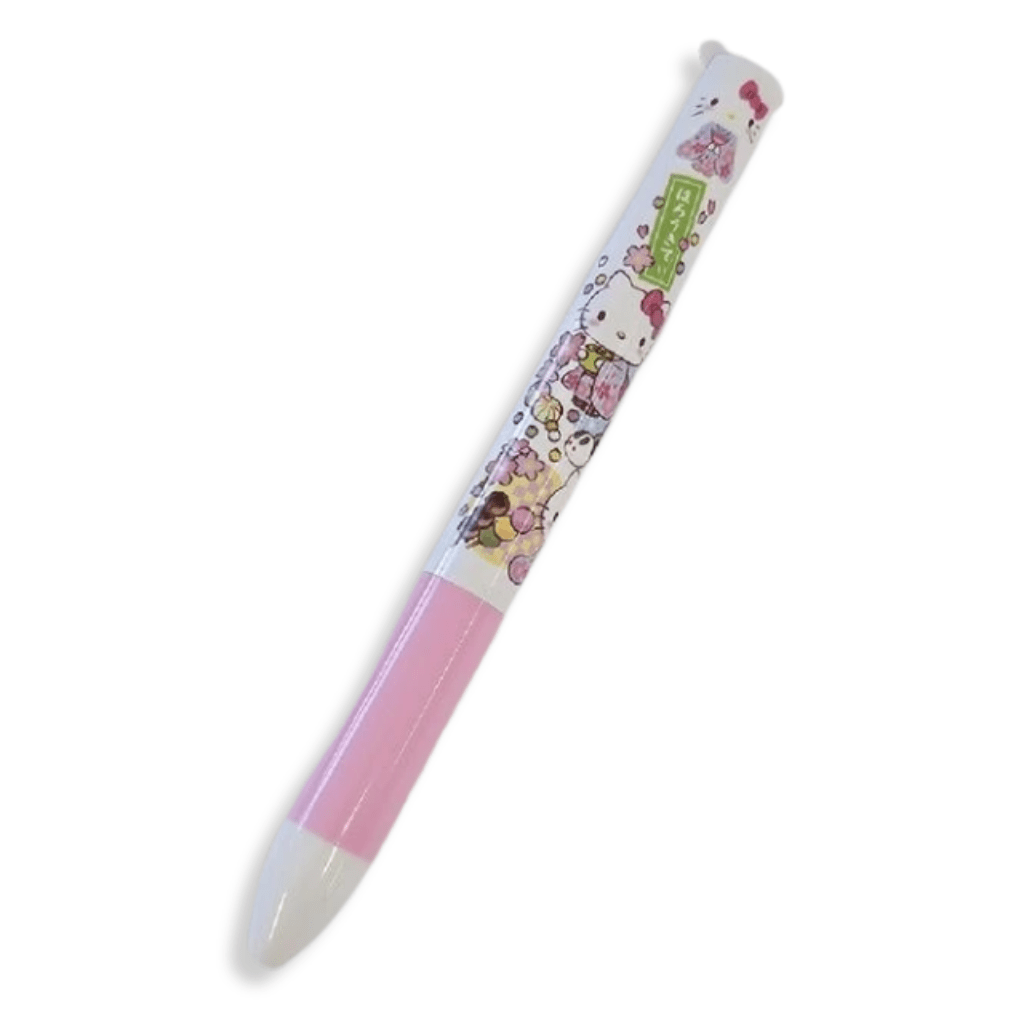 Sanrio Hello Kitty Ear Two - Colour Ballpoint Pen - Twinkle Glory