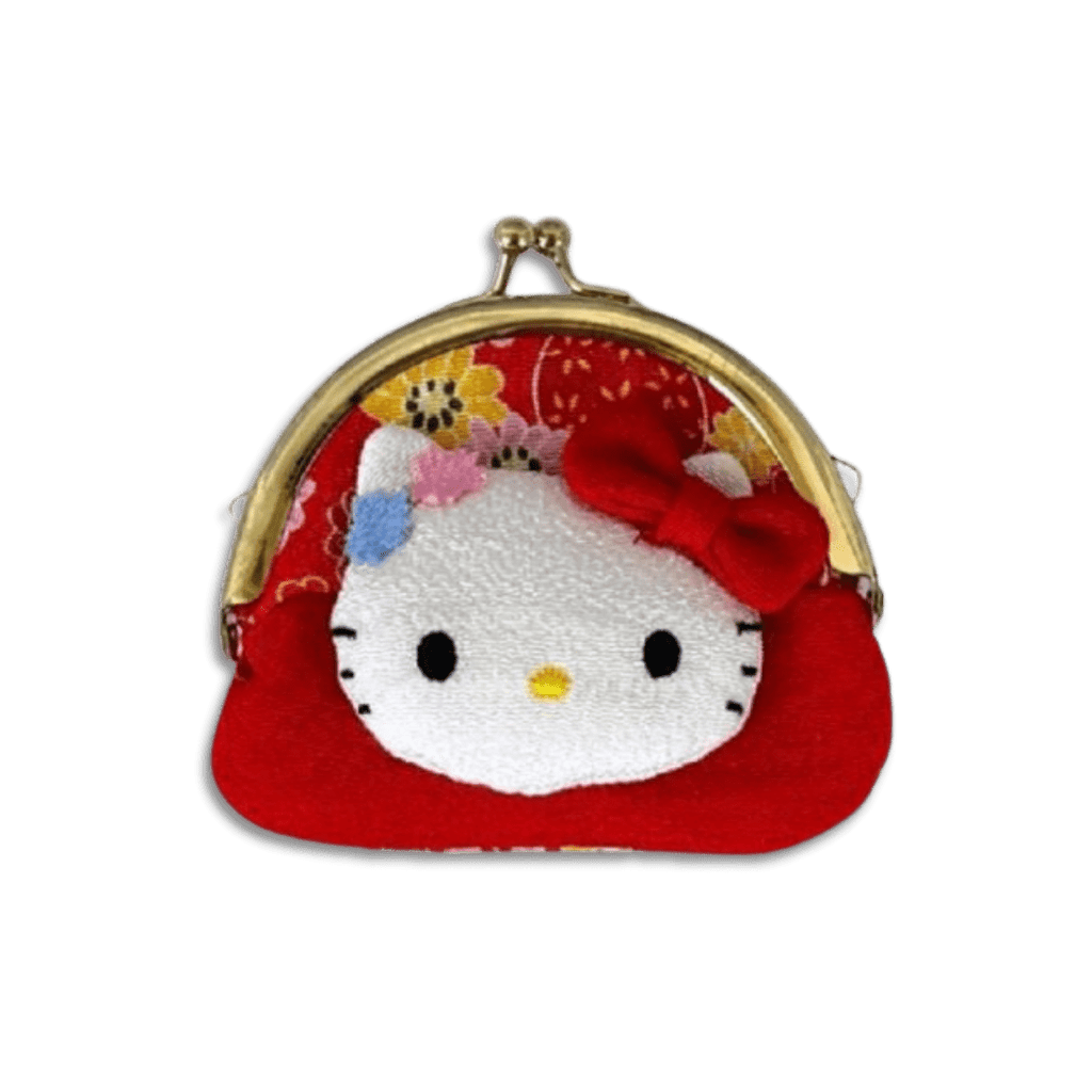 Sanrio Hello Kitty Face Floral Clasp Purse - Twinkle Glory