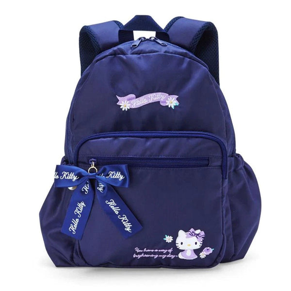 Sanrio Hello Kitty Floral Navy Backpack Medium - Twinkle Glory