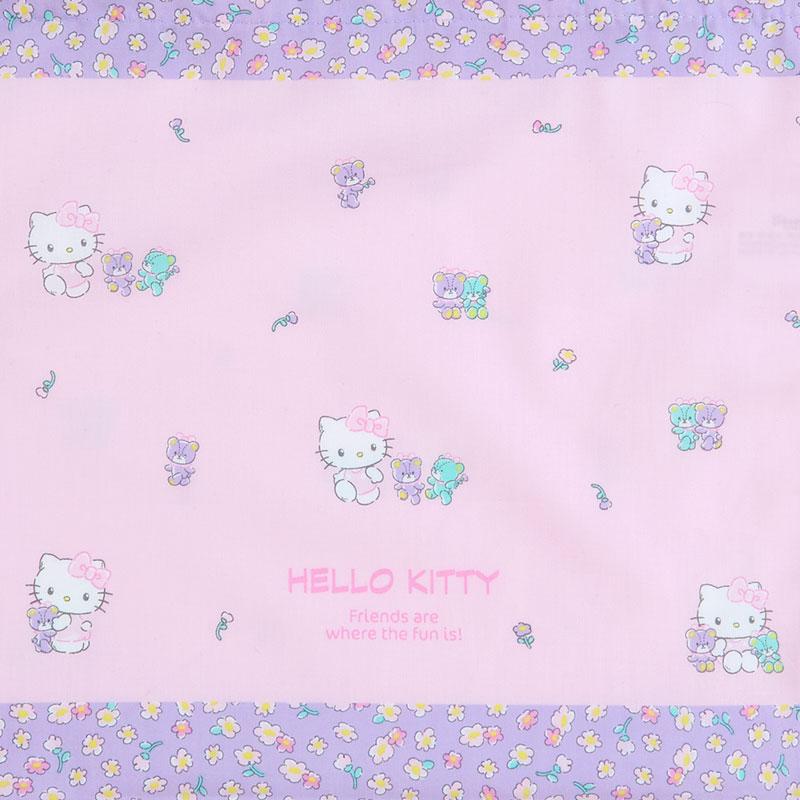 Sanrio Hello Kitty Floral Pattern Drawstring Bag with Handle - Twinkle Glory
