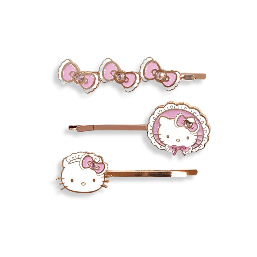 Sanrio Hello Kitty Hairpin Set Pink - Twinkle Glory