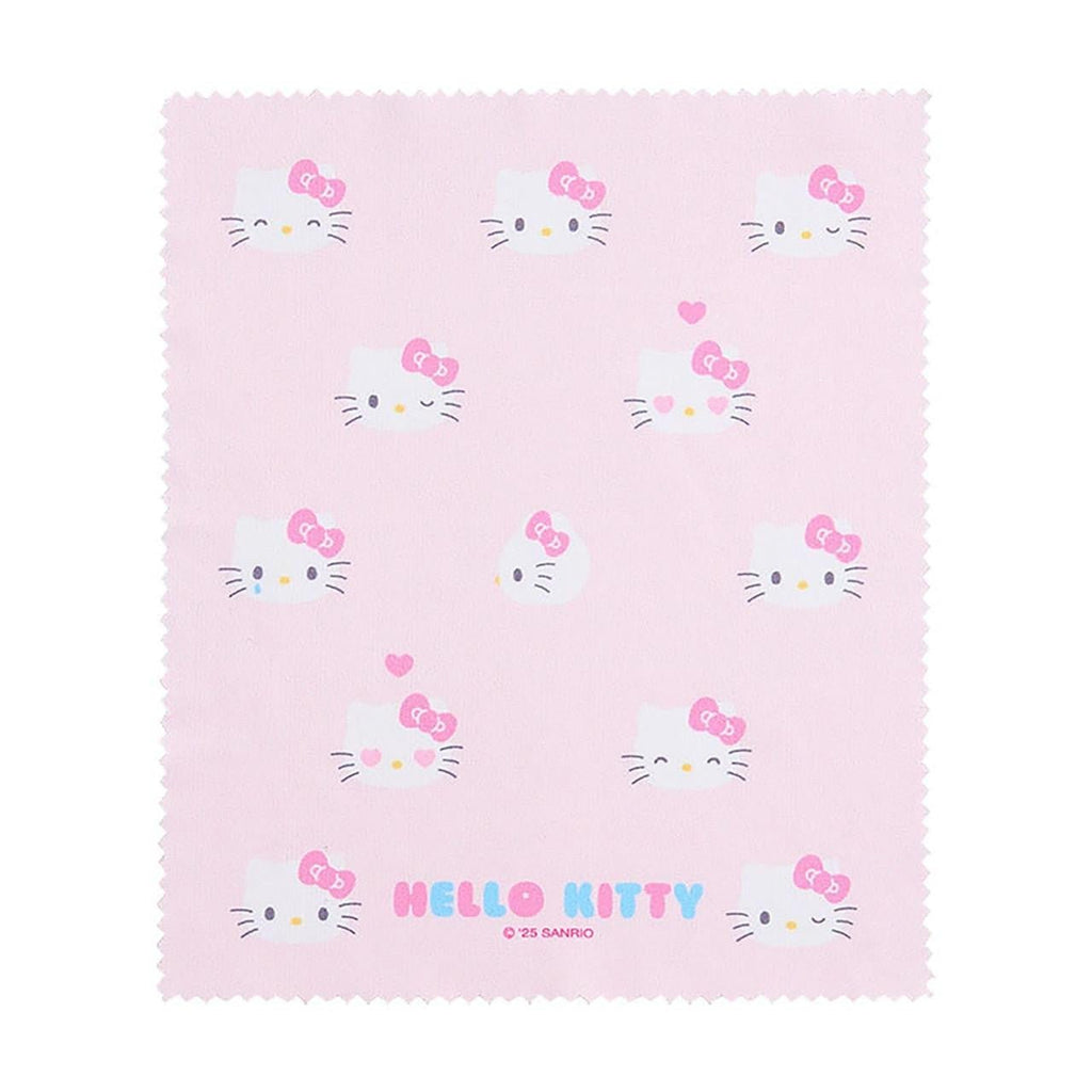 Sanrio Hello Kitty Hard Glasses Case with Cleaning Cloth - Twinkle Glory