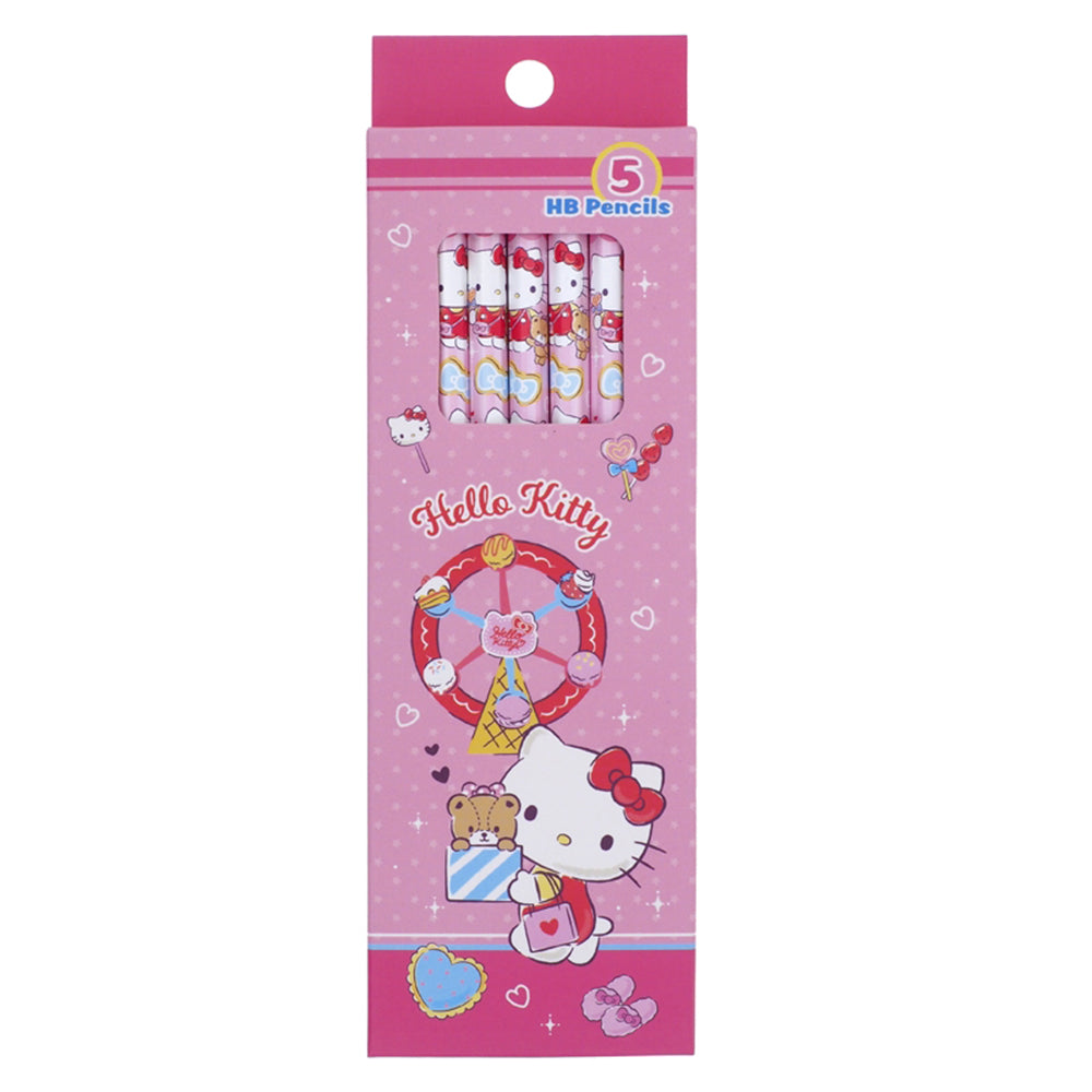 Sanrio Hello Kitty HB Pencil 5 Pcs Set