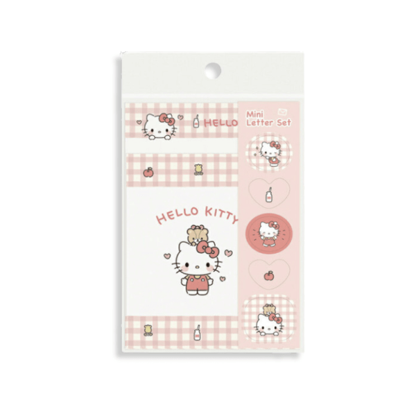 Sanrio Hello Kitty “Kid Blush” Mini Letter Set - Twinkle Glory