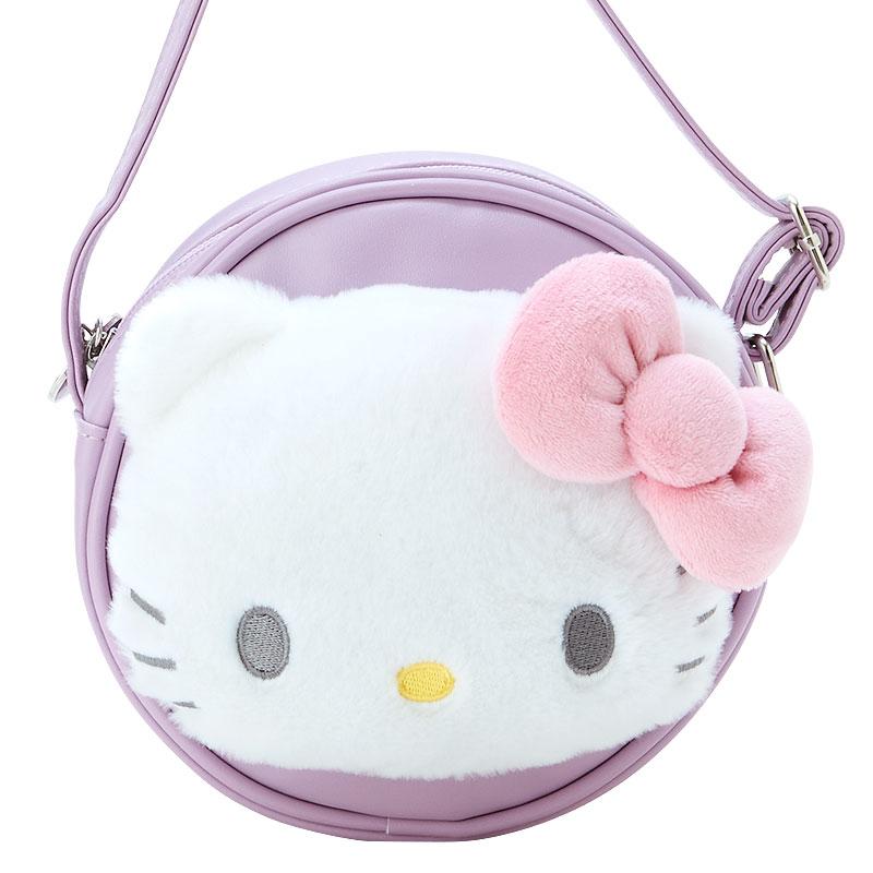 Sanrio Hello Kitty Kids Face-Shaped Plush Pouch