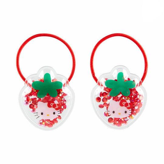 Sanrio Hello Kitty Kids Shaka Shaka Ponytail Holder 2pcs Set - Twinkle Glory