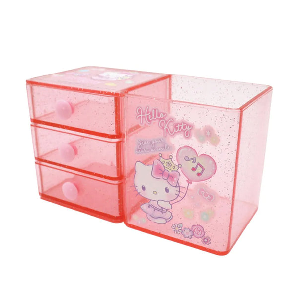 Sanrio Hello Kitty Pen Stand With Drawers