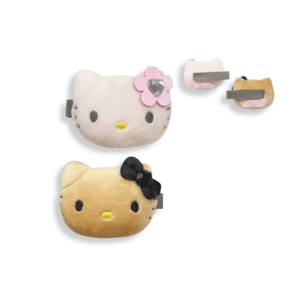 Sanrio Hello Kitty Plush Kaohana & Black Multi Hair Clip - Twinkle Glory