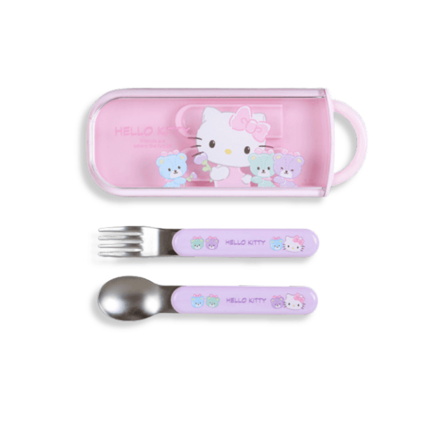 Sanrio Hello Kitty Purple Cutlery Set - Twinkle Glory