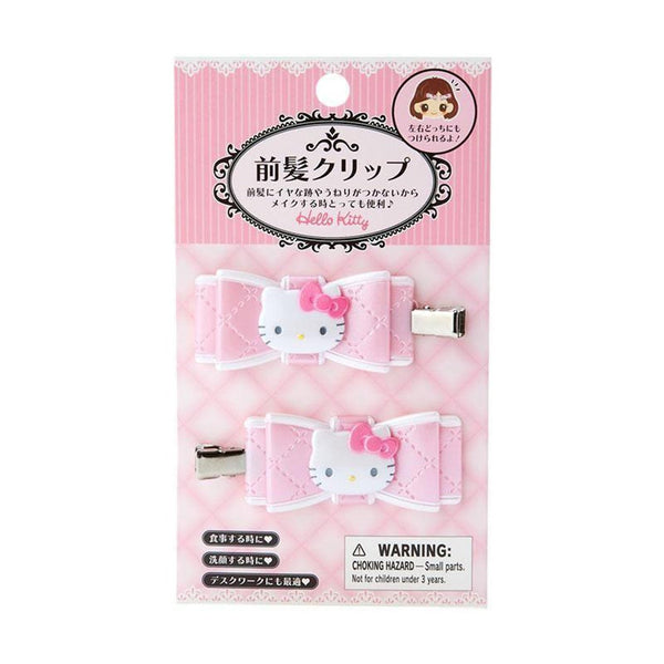 Sanrio Hello Kitty Quilt Ribbon Hair Clip - Twinkle Glory