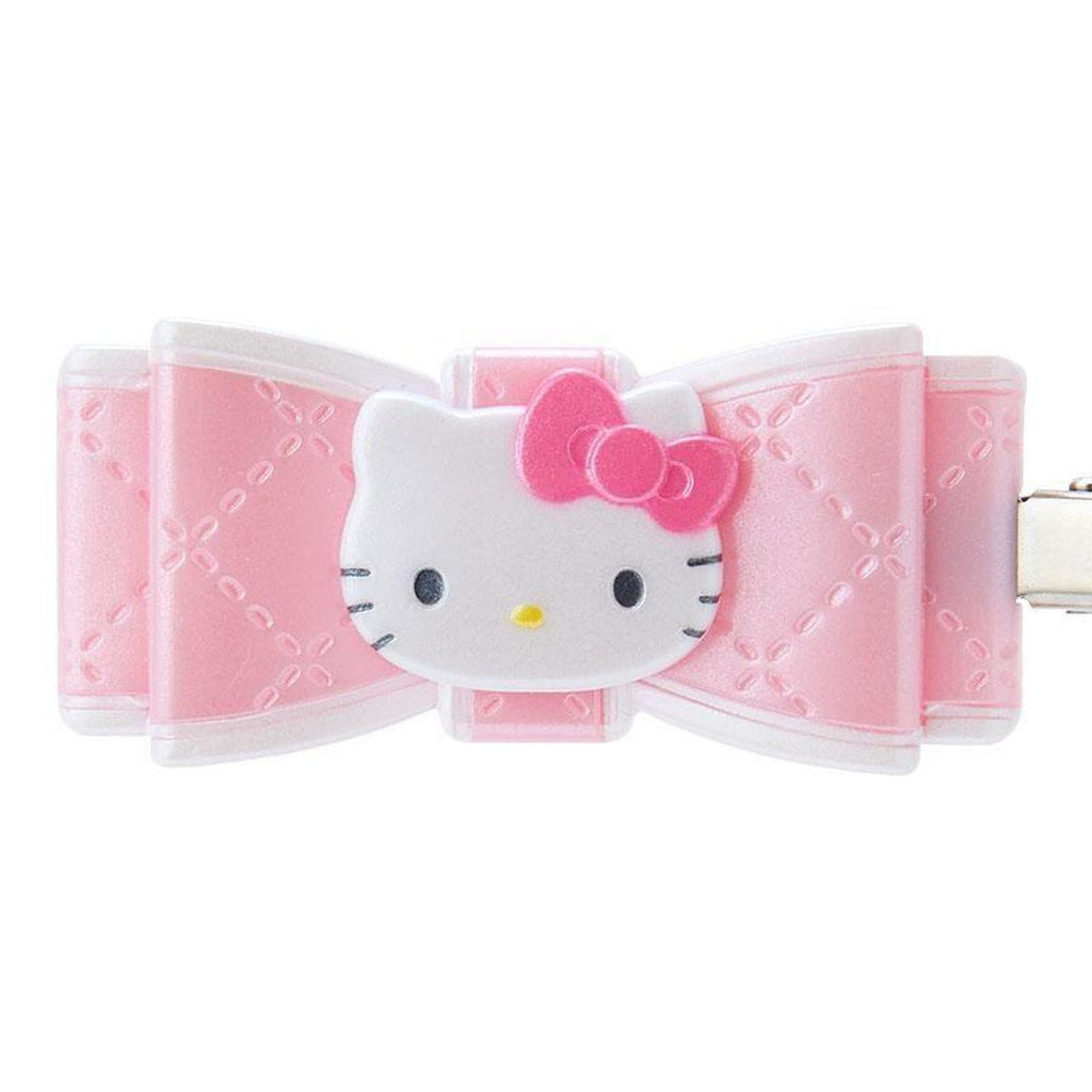 Sanrio Hello Kitty Quilt Ribbon Hair Clip - Twinkle Glory