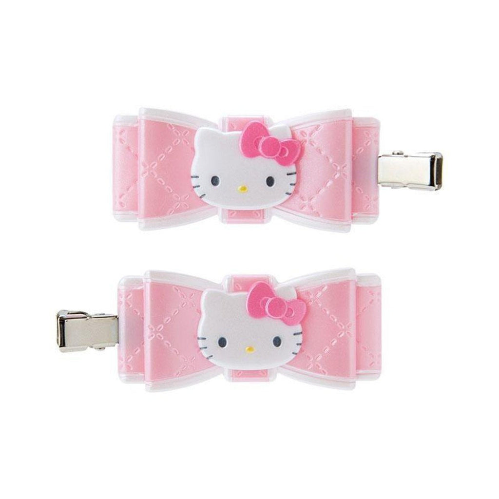 Sanrio Hello Kitty Quilt Ribbon Hair Clip - Twinkle Glory