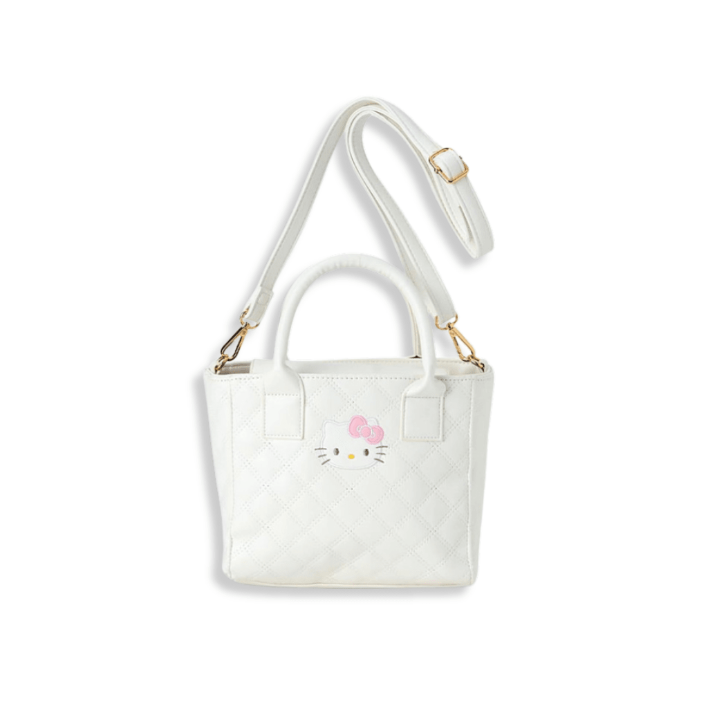 Sanrio Hello Kitty Quilted 2 - Way Mini Tote Handbag - Twinkle Glory