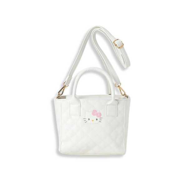 Sanrio Hello Kitty Quilted 2 - Way Mini Tote Handbag - Twinkle Glory