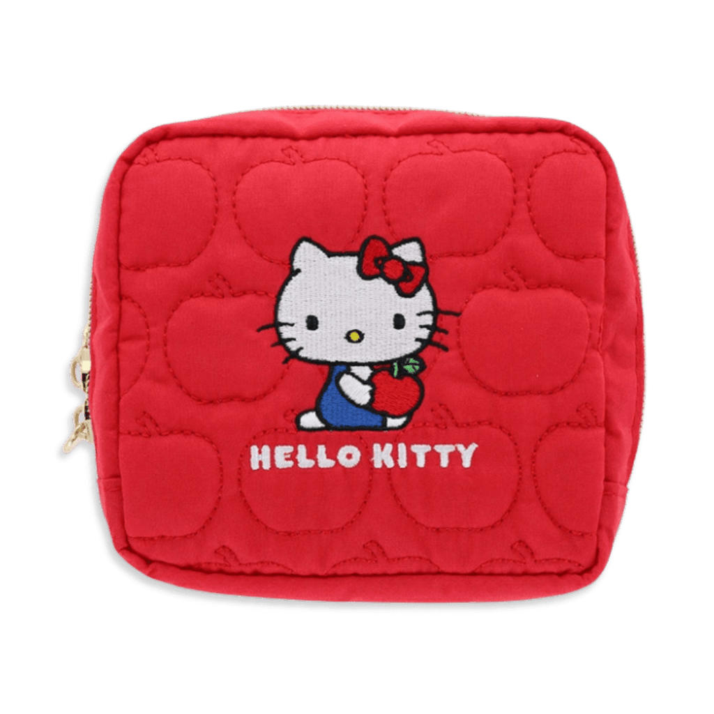 Sanrio Hello Kitty Quilted Cosmetic Pouch - Twinkle Glory