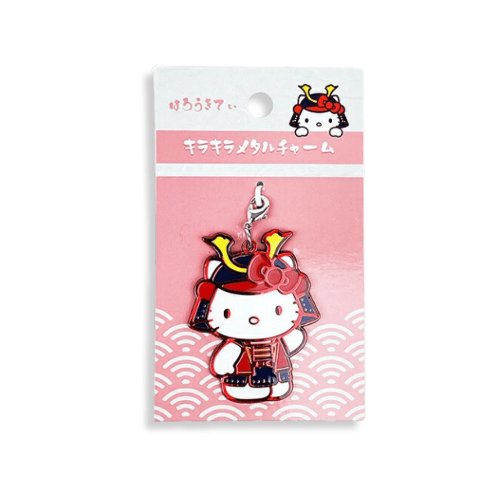 Sanrio Hello Kitty Samurai Sparkling Metal Charm - Twinkle Glory