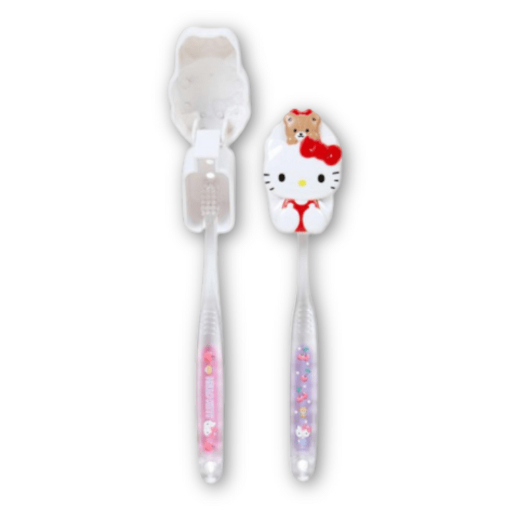 Sanrio Hello Kitty Toothbrush Cap 2pcs Set - Twinkle Glory