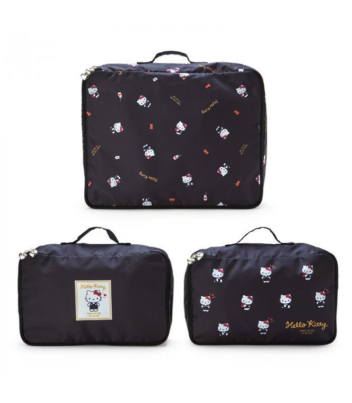 Sanrio Hello Kitty Travel Compartment Case 3pc Set - Twinkle Glory