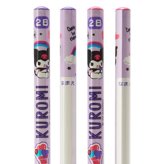 Sanrio Kuromi 2B Pencils 12pcs Set - Twinkle Glory