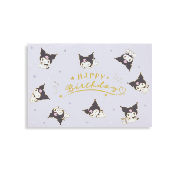 Sanrio Kuromi 3D Happy Birthday Greeting Card - Twinkle Glory
