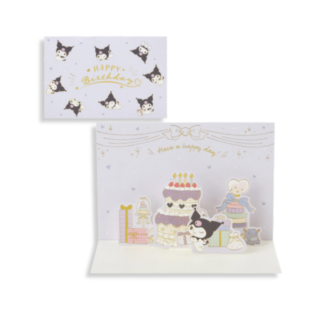 Sanrio Kuromi 3D Happy Birthday Greeting Card - Twinkle Glory