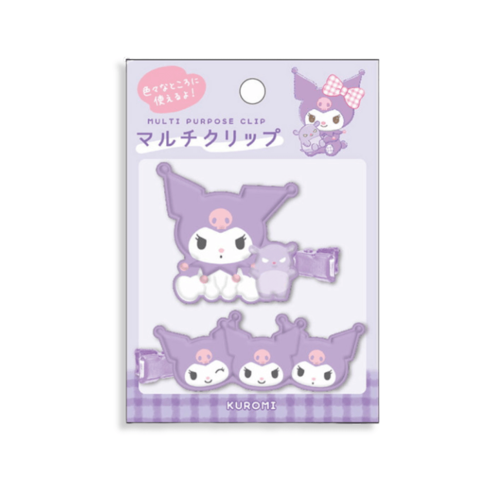 Sanrio Kuromi & Baku Hair Clip 2 - pcs Set - Twinkle Glory