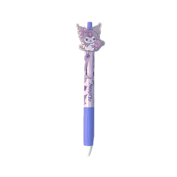 Sanrio Kuromi Ballpoint Pen With Acrylic Mascot