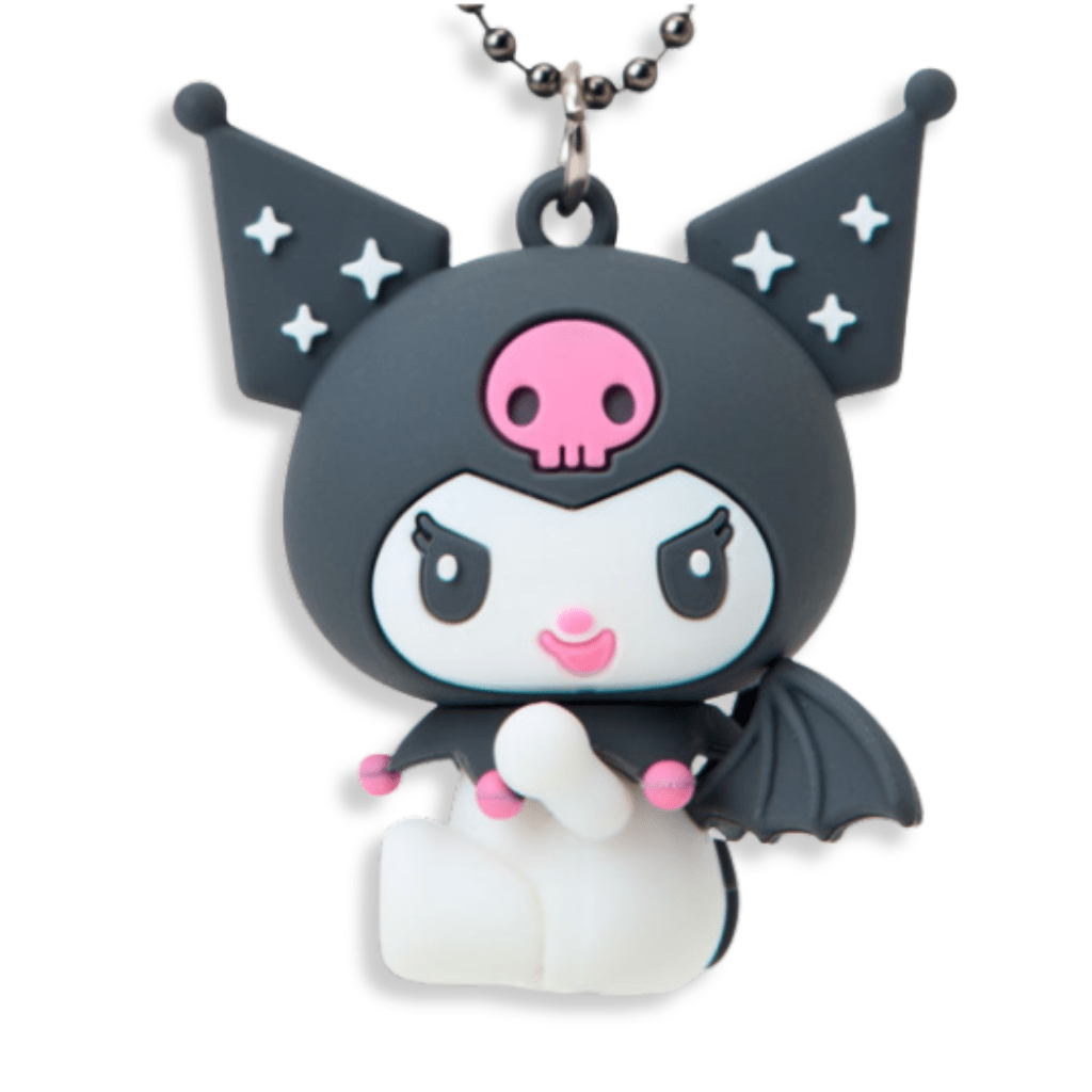 Sanrio Kuromi Black Angel Mascot Keychain - Twinkle Glory