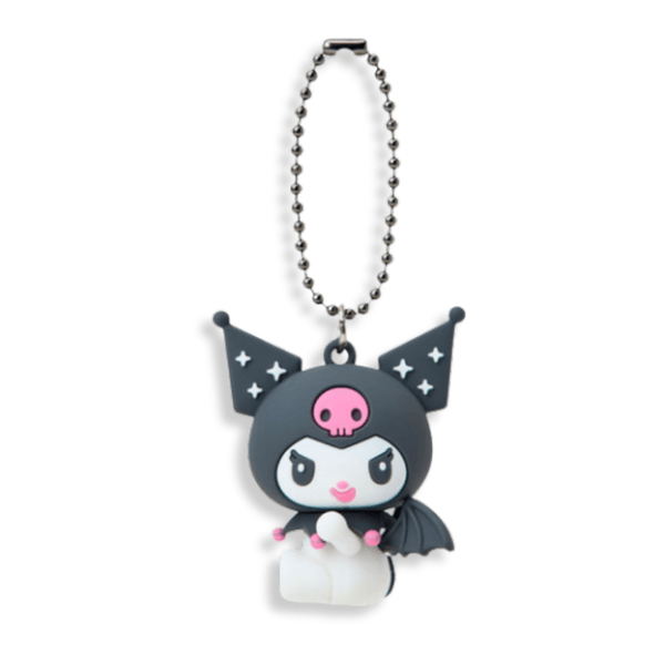 Sanrio Kuromi Black Angel Mascot Keychain - Twinkle Glory