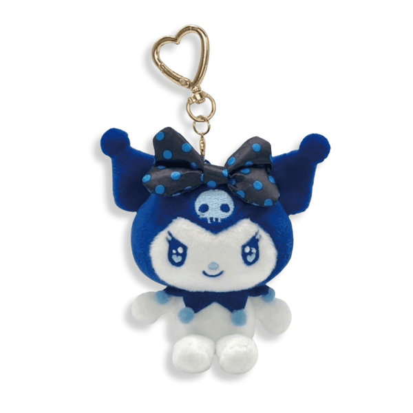 Sanrio Kuromi Blue Heart Carabiner Plush Keychain - Twinkle Glory