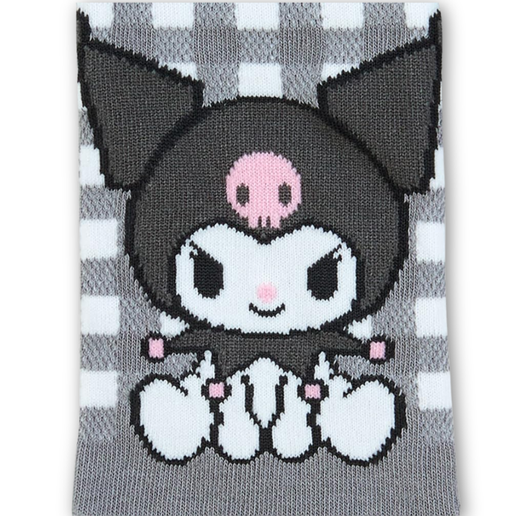 Sanrio Kuromi Checkered Ankle Socks 23-25cm