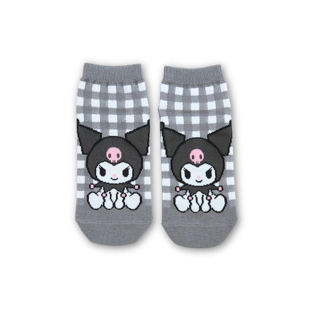 Sanrio Kuromi Checkered Ankle Socks 23-25cm