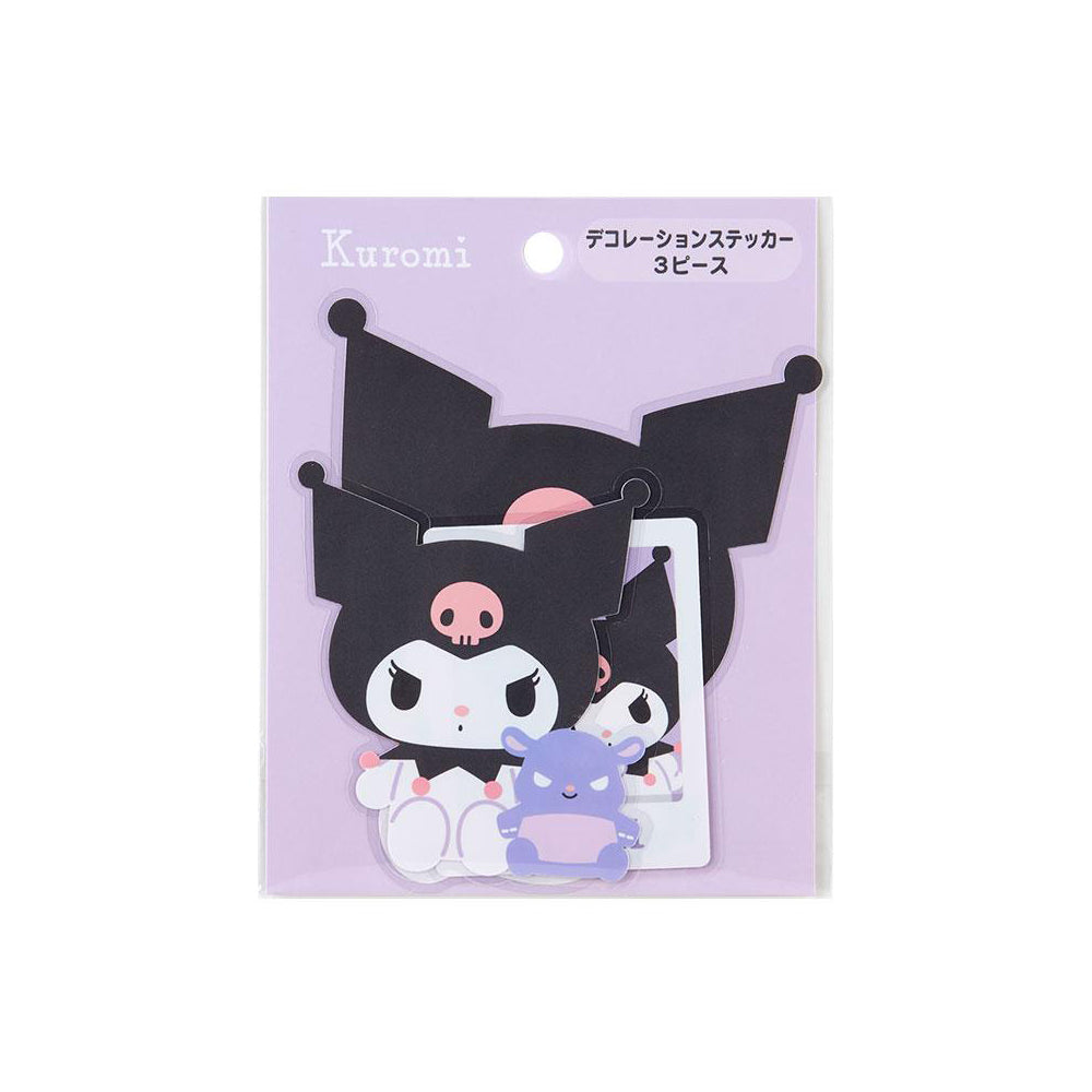 Sanrio Kuromi Decoration Sticker 3Pcs Set