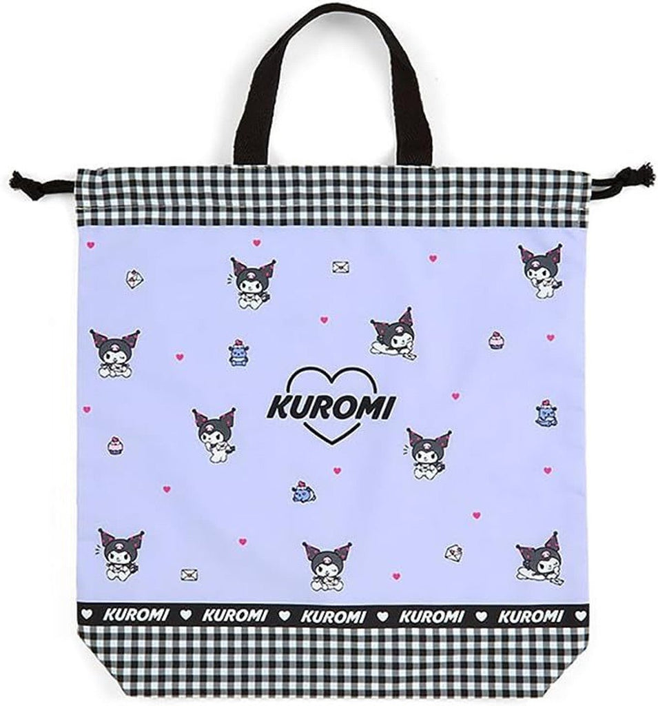 Sanrio Kuromi Drawstring Bag with Handle - Twinkle Glory