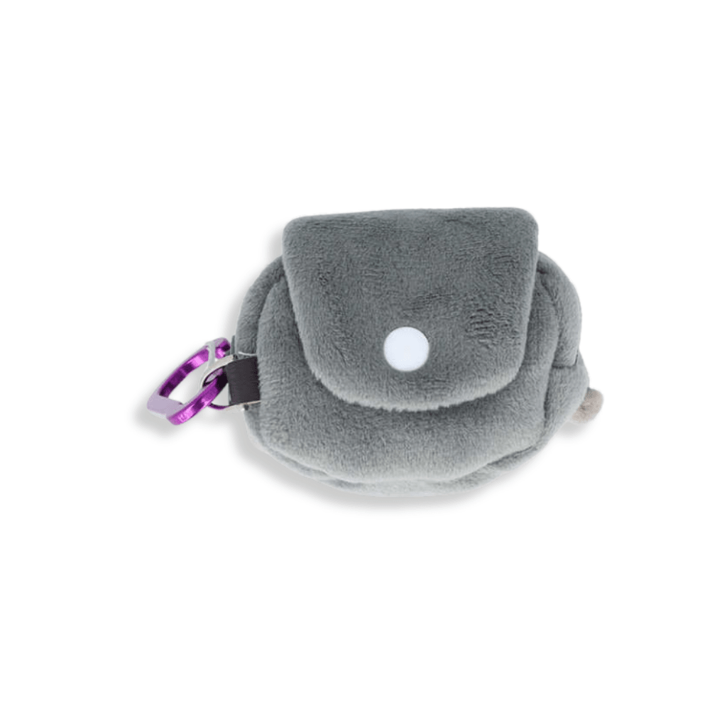 Sanrio Kuromi Face Pouch with Carabiner - Twinkle Glory