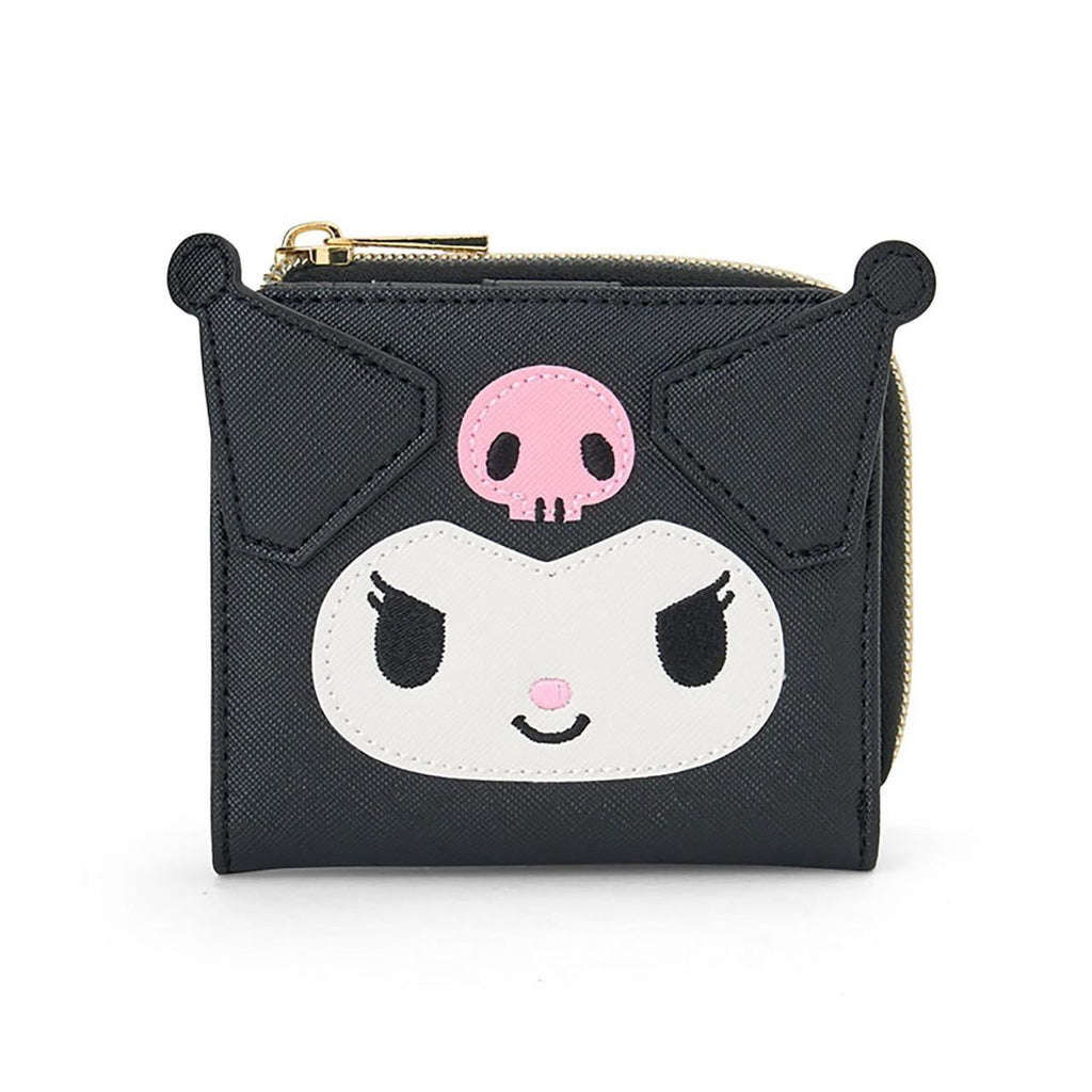 Sanrio Kuromi Face Shape Bi - Fold Wallet - Twinkle Glory