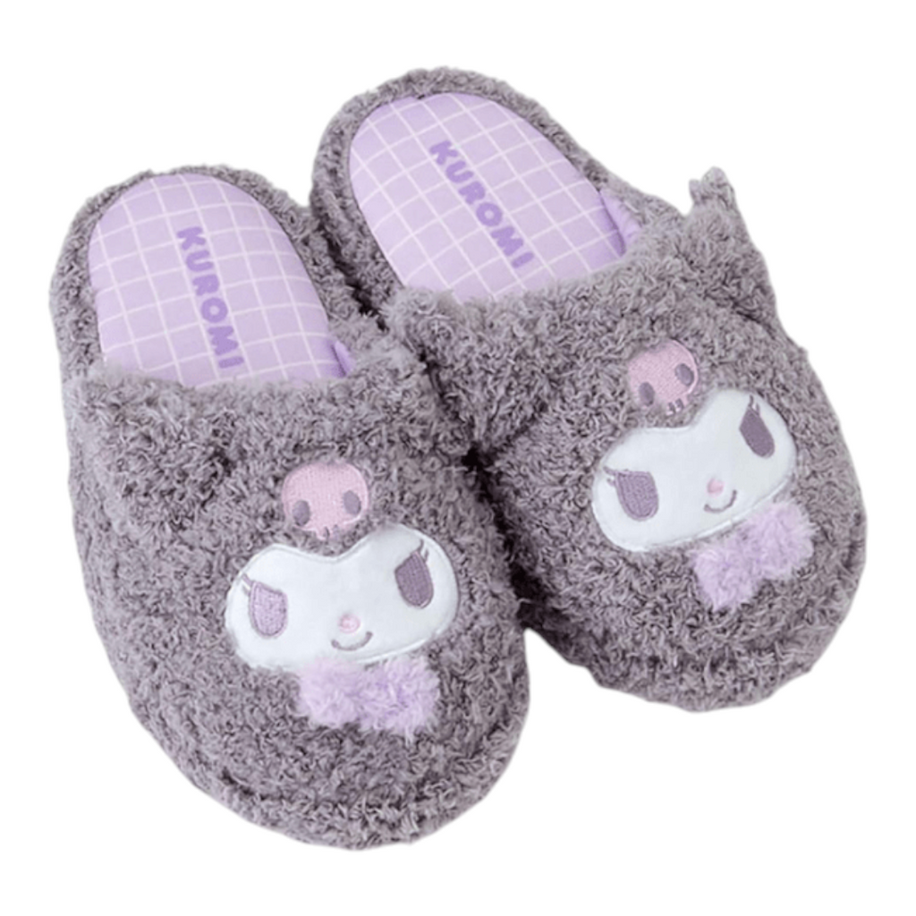 Sanrio Kuromi Face Shape Slippers 22cm - Twinkle Glory