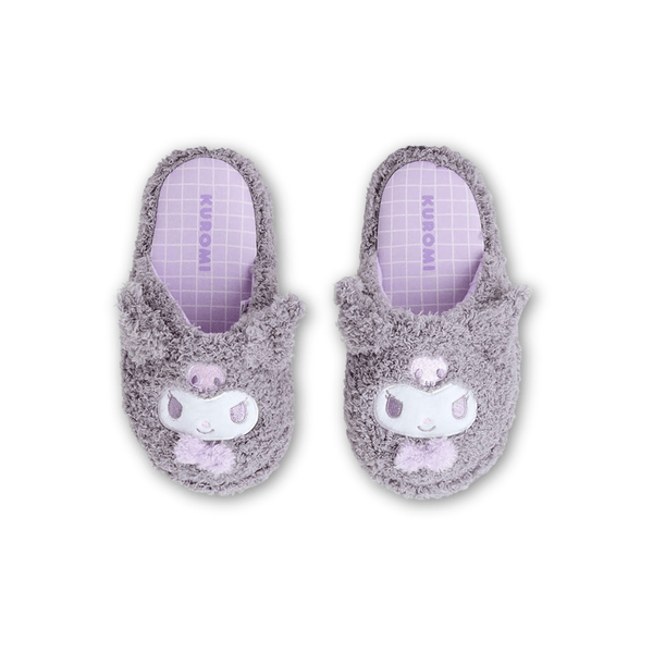 Sanrio Kuromi Face Shape Slippers 22cm - Twinkle Glory