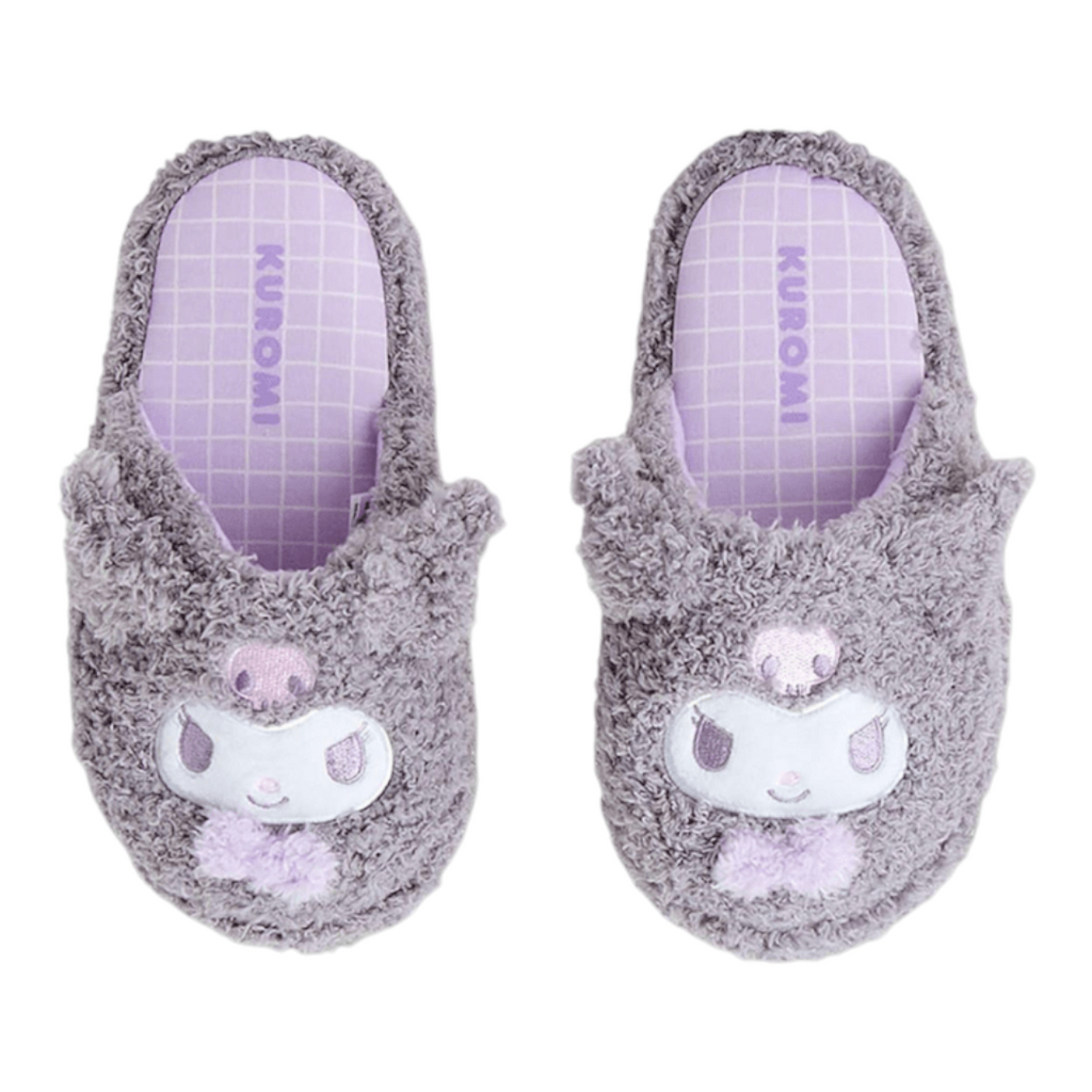 Sanrio Kuromi Face Shape Slippers 22cm - Twinkle Glory