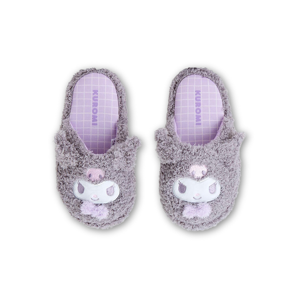 sanrio-kuromi-face-shape-slippers-22cm