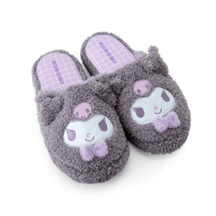 Sanrio Kuromi Face Shape Slippers 25cm - Twinkle Glory