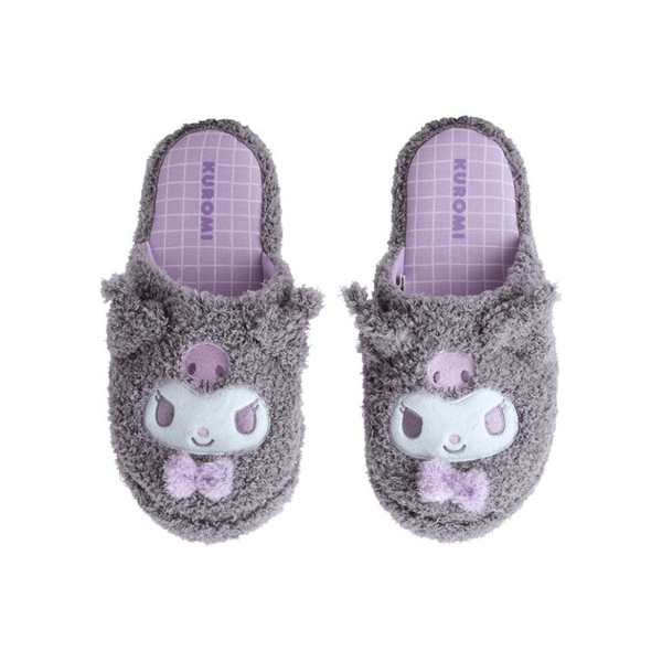 Sanrio Kuromi Face Shape Slippers 25cm - Twinkle Glory