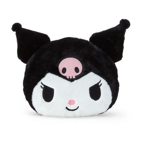 Sanrio Kuromi Face Shaped Head Cushion 42cm - Twinkle Glory