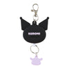 Sanrio Kuromi Face Shaped Reel Keychain