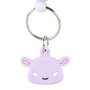 Sanrio Kuromi Face Shaped Reel Keychain