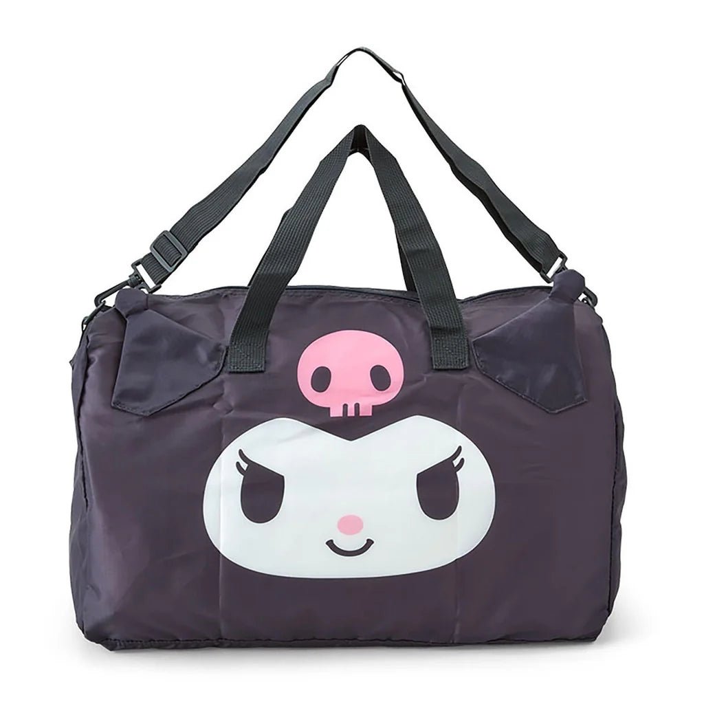 Sanrio Kuromi Face Shaped Travel Boston Bag - Twinkle Glory