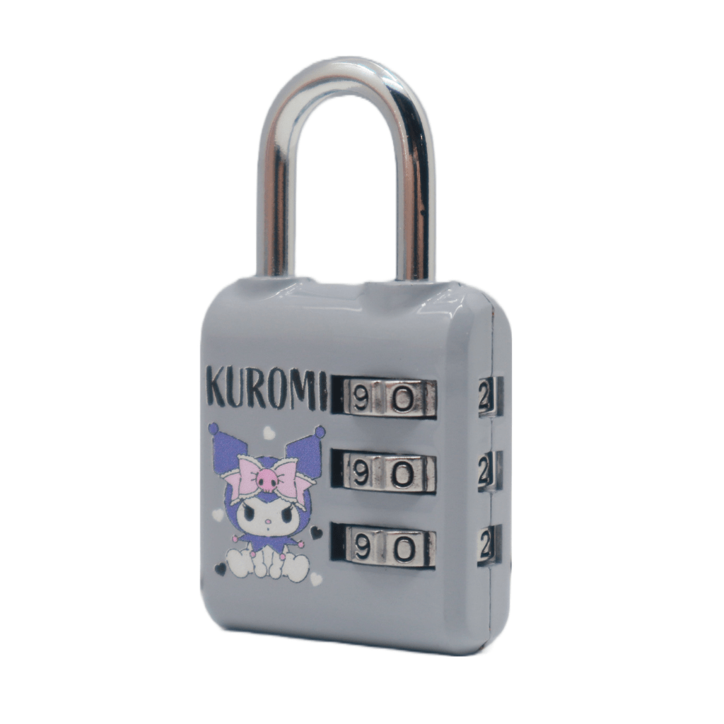Sanrio Kuromi Grey Combination Lock - Twinkle Glory
